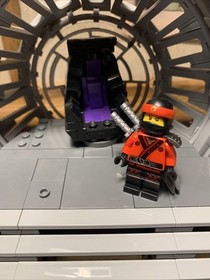 Lego Kai Minifigure Pearl Dark Gray Katana Holder The Lego Ninjago Movie njo316