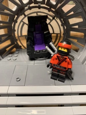 Lego Kai Minifigura Perla Gris Oscuro Katana Soporte La Lego Ninjago Película njo316 Foto 1 de 2