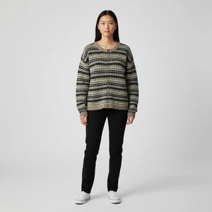 Newton Trading Co. Full Zip Casual Shetland Wool Sweater Size XL - Picture 1 of 7