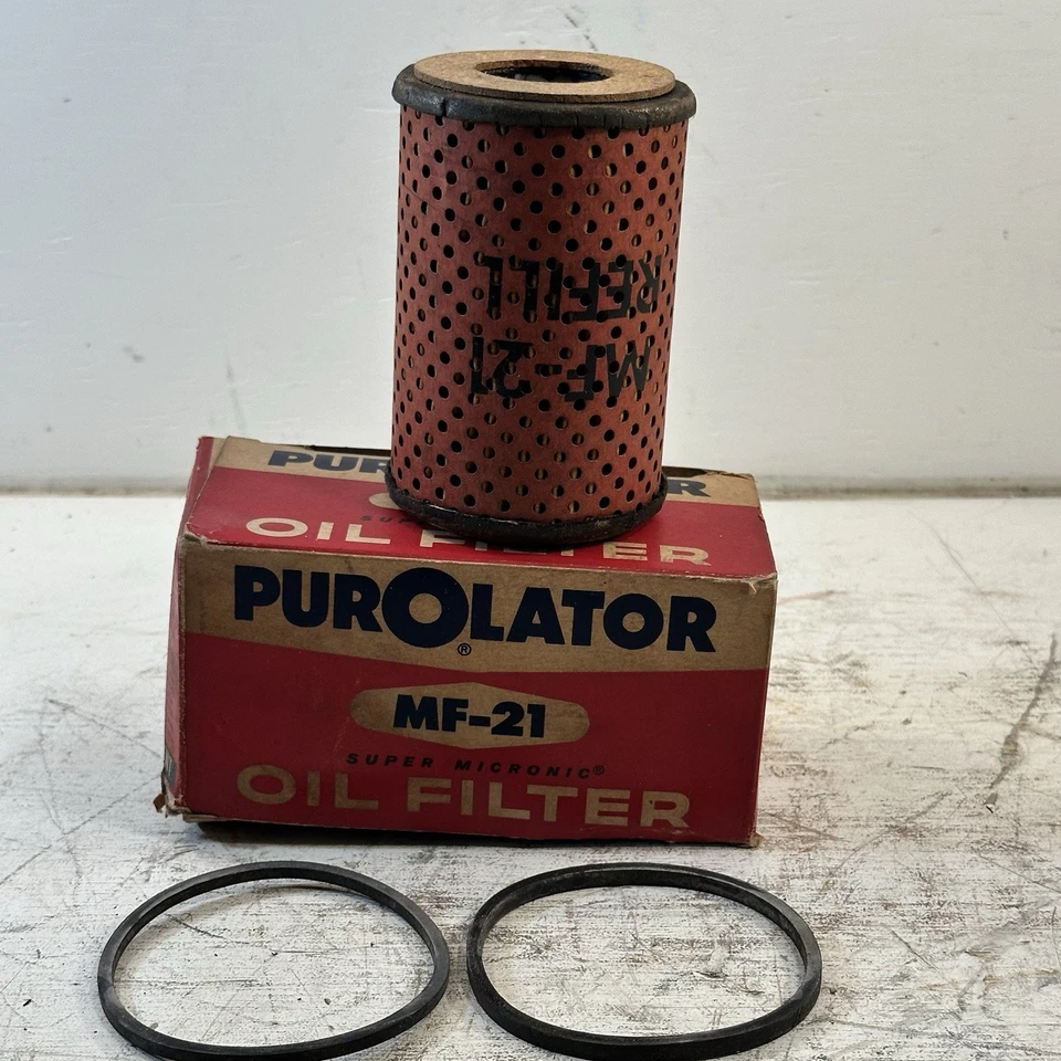 Nuevo filtro de aceite vintage Purolator MF-21 Austin A-40/50 Cambridge 1947-54 MG Foto 1 de 4