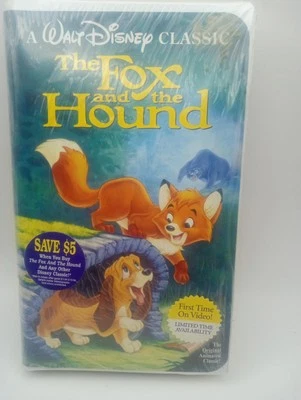 Sealed WALT DISNEY CLASSIC The Fox and the Hound (VHS 2041) Diamond Edition - Image 1 of 4
