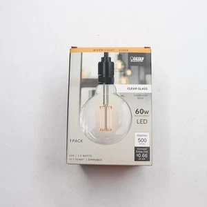 Feit Electric Dimmable Cage Filament Edison LED Light Bulb Warm White 60W - Picture 1 of 4