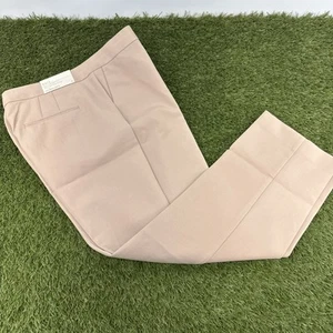 Ann Taylor LOFT Kate Fit Khaki Trouser Pant Fit Tailored Ankle Women's Size 10 - Picture 1 of 8