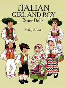 Italian Girl and Boy Paper Dolls by Allert, Kathy