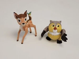 Disney Bambi & Friends Cake Toppers Owl Bambi 3.5 in Toy Figure - Picture 1 of 6