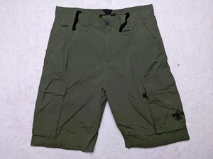 Boy Scouts of America Youth L Green Shorts Cargo Hiking Drawstring - Picture 1 of 9