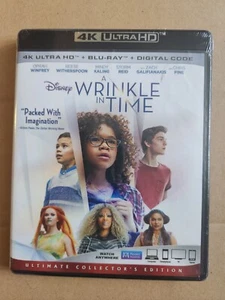 Disney A Wrinkle in Time (4K Ultra HD + Blu-Ray + Digital, 2018) New Sealed - Picture 1 of 2