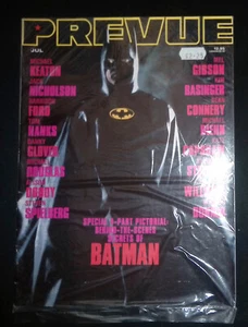 Prevue July 1989 Batman Movie Behind The Scenes Michael Keaton - Picture 1 of 2