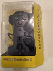 Analog Controller 2 - Black Controller - For PlayStation 2 - Picture 1 of 9