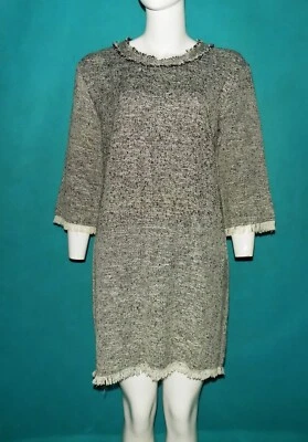 IRO Vestido Negro/Blanco Modelo: Birnie Talla:36 - Imagen 1 de 4