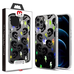 MyBat Pro Series Case for Apple iPhone 12 Pro/ iPhone 12/13 Pro Max- Punk Skulls - Picture 1 of 29