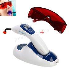 Dental Curing Light Lamp 5W LED Wireless Cordless Tool/ Red Goggles