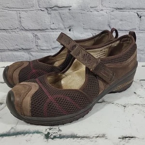 JAMBU Cascade Brown Leather Mary Jane's Womens 8M Comfort Walking Trail Shoes - Picture 1 of 12