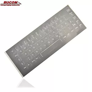 German German Keyboard Sticker Keyboard Stickers Grey for Notebook PC Laptop - Picture 1 of 1