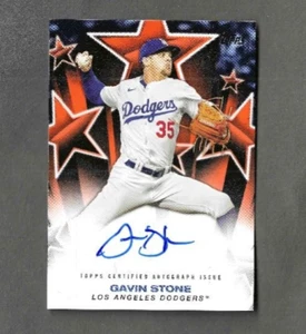 2025 TOPPS GAVIN STONE ORANGE BASEBALL STARS AUTOGRAPH SERIAL #ED 09/25 SSP CARD - Picture 1 of 2