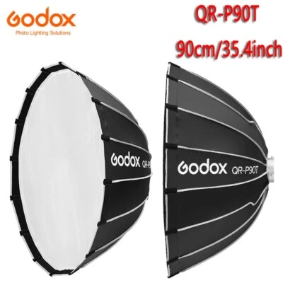Godox QR-P90T 90cm/35.4 inch Parabolic Softbox Quick Release Light Diffuser - Image 1 of 4