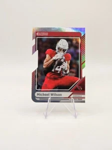 Michael Wilson 2024 Panini Donruss Press Proof Silver Die-Cut SP /75 #261 - Picture 1 of 2