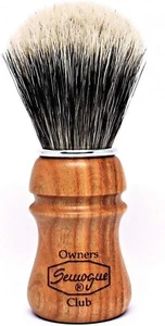 Semogue Owners Club Finest Cherry Wood Shave Brush - Badger Shave Brush - Picture 1 of 2