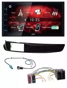 JVC DAB USB Bluetooth 2DIN MP3 Autoradio für Alfa Giulietta schwarz glänzend pia - Bild 1 von 6