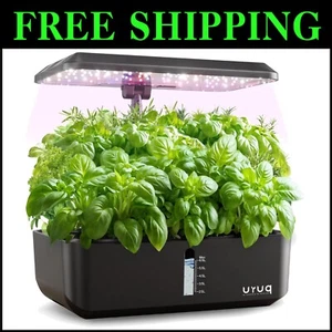 12-Pod Hydroponics Indoor Garden with Adjustable LED Grow Light & Smart Pump - Picture 1 of 8