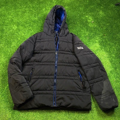 Scotch & Soda пуховик куртка мужская большой полный молнии черный выстеганный на открытом воздухе повседневный - Изображение 1 из 4