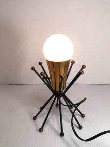 Vtg 60s MCM Atomic Design Desk Lamp Working - Picture 1 of 7