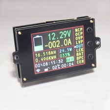Wireless Battery Monitor DC 120V 100A VOLTAGE AMP AH SOC Power Capacity Tester