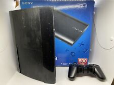 Sony PlayStation 3 Super Slim 500GB PS3 CECH-4003A W Controller 4 Games Boxed