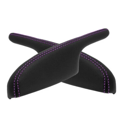 Door Panel Armrest Leather Cover for Acura MDX 2001-2006 Purple Stitch - Image 1 of 4