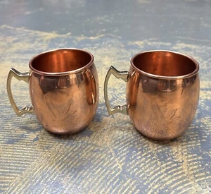 2 tazze Moscow Mule Fly Beyond Coppe Rame Grigie Oca - Foto 1 di 4