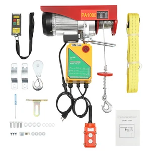 2200LBS/ 1 Ton Electric Chain Hoist Single Phase Hoist Crane 40 FT Chain 110V US - Picture 1 of 17