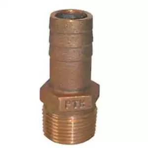 Groco PTH2500 2-1/2 " Npt X Barb Pipe-To-Hose Bronze Adapter - Bild 1 von 1