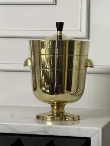 Mid-Century Lidded Thermos Ice Bucket by Tommi Parzinger for Dorlyn Silversmiths - Picture 1 of 5