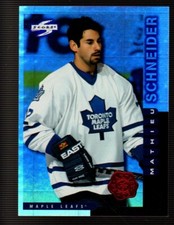 1997-98 Score ARTIST'S PROOF #160 Mathieu Schneider TORONTO MAPLE LEAFS
