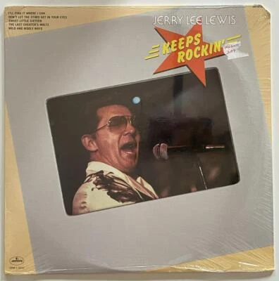 Jerry Lee Lewis Keeps Rockin' LP SEALED NOS Mercury Rock & Roll (1978) - Image 1 of 3