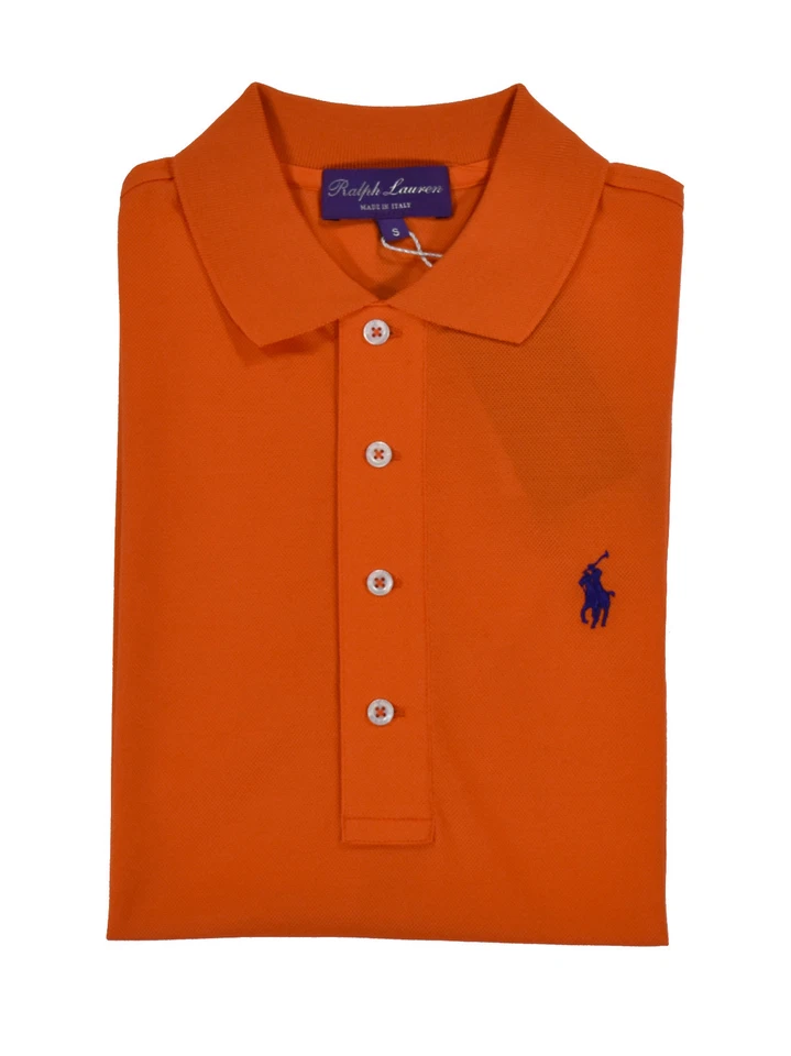 Camisa polo para mujer Ralph Lauren etiqueta púrpura logotipo de pony nueva $350 Foto 1 de 1