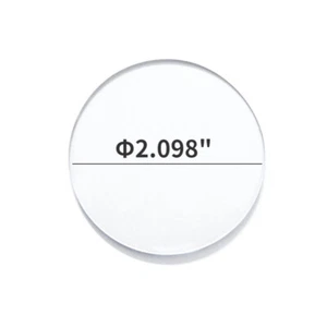 Replacement Transparent Flat Cover for Dial Caliper Indicator 2.098" Diameter - Picture 1 of 3