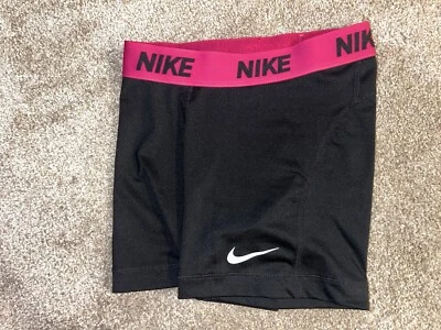 UNWORN: Nike XS Women’s Compression Shorts (Pink and Black) - Image 1 of 4