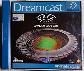 UEFA Dream Soccer - Sega Dreamcast - embalaje original / caja / pal