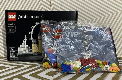 Lego Architecture 21034 London & VIP Add On Packs 40512 & 40605 - Image 1 of 2