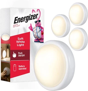 LED Tap Light, 4 Pack, Push Light, Battery Operated, Touch Light, Stick on Light - Picture 1 of 12