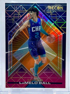 2021-22 Panini Recon Lamelo Ball Orange FOTL Holo /18 - Image 1 of 2