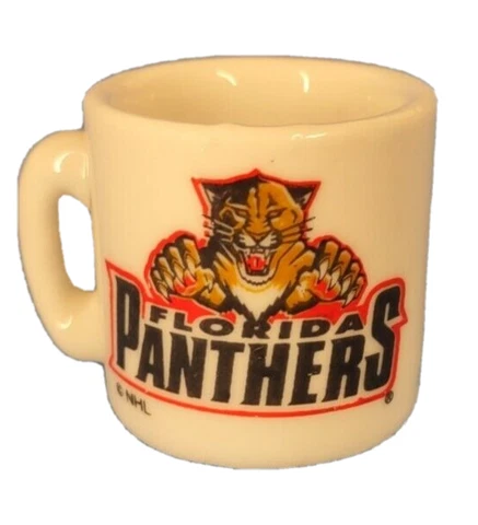 Florida Panthers  NHL Hockey Mini Mug Logo Ceramic Collectors Cup  1.25" Tall Cover