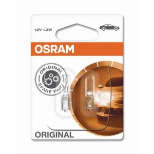 OSRAM 12V Lámpara Con Glasquetschsockel 12W Casquillo W2x4.6d - Imagen 1 de 7