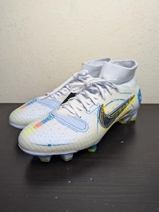Nike Soccer Mens Size 8.5 Superfly 8 Pro FG 'Progress Pack' Grey DJ2848-054 - Picture 1 of 9