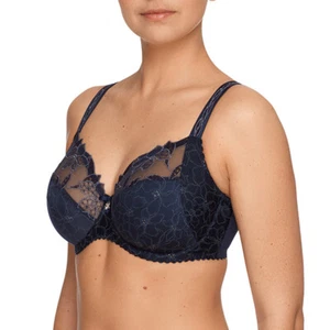PRIMA DONNA GRACIOUS Pełny biustonosz z fiszbinami 0162690, rozmiar 95 miseczka E, blue noir, NOWY - Zdjęcie 1 z 4
