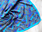 OPEL CORSA CAMOUFLAGE blauer Schal Seide