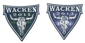 Wacken Aufkleber 1x 2011 und 1x 2013 - unbenutzt - Zwei schöne Sammlerstücke - Bild 1 von 1