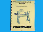 Powermatic Model 3520A Wood Lathe Operators  Parts List Manual 253