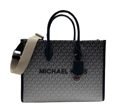 Michael Kors Mirella Medium Satchel  Shoulder Tote Bag MK Ombre Navy Multi - Image 1 of 4